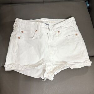 American Eagle Outfitters White Jean Shorts